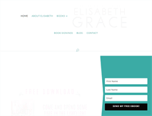 Tablet Screenshot of elisabeth-grace.com